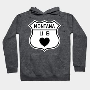 Montana US Highway Hoodie